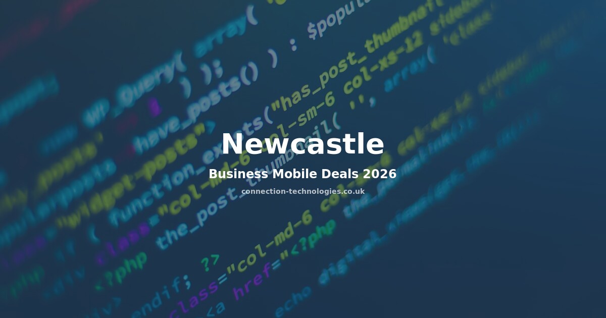Business Mobile Deals Newcastle 2026 — Compare Plans & Coverage
