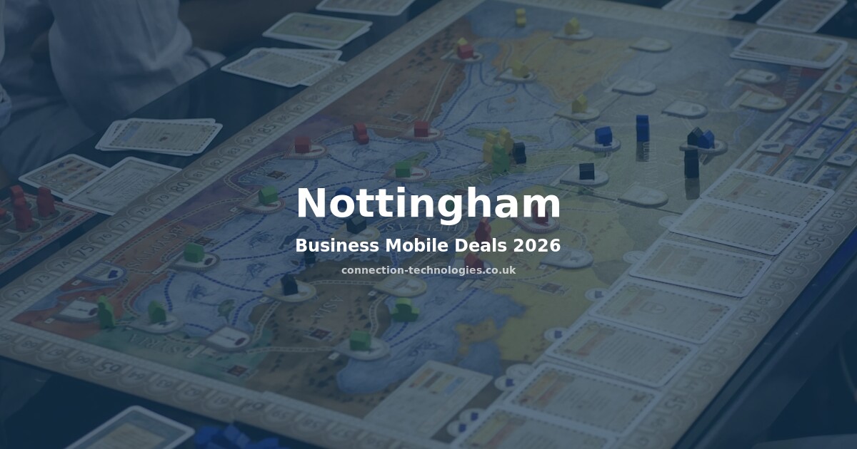 Business Mobile Deals Nottingham 2026 — Compare Plans & Coverage