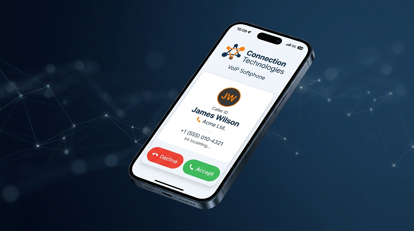 HyperCloud VoIP mobile app — make business calls on your smartphone using your office number from anywhere