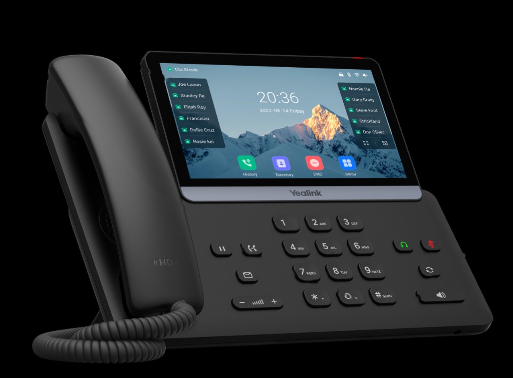 Yealink T72 VoIP desk phone with touchscreen display for UK business phone systems