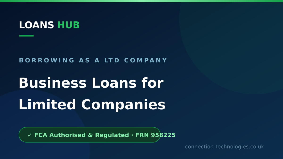 Guide to business loans for UK limited companies showing how directors, personal guarantees and company accounts affect borrowing