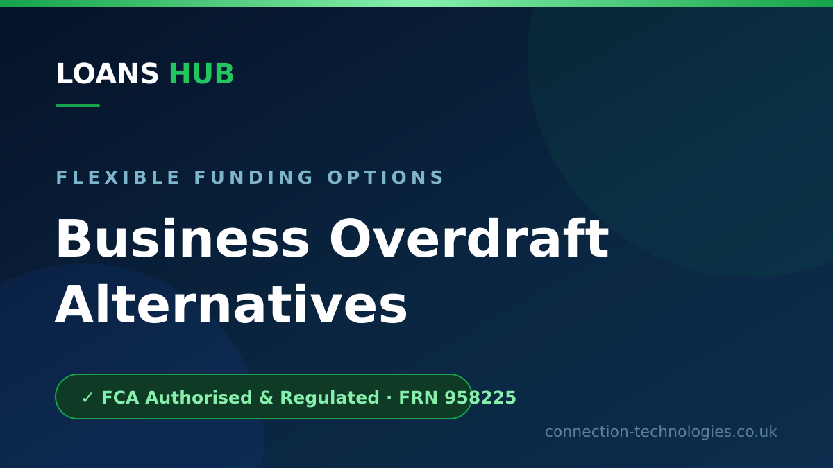 Business overdraft alternatives compared, including revolving credit, invoice finance and flexible business loans
