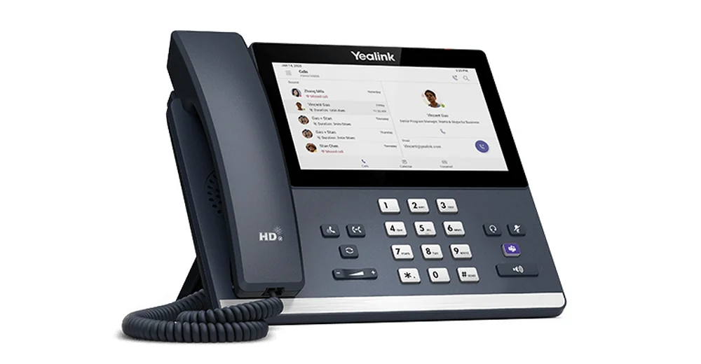 Yealink MP56 Teams-certified desk phone for Microsoft Teams calling in UK businesses