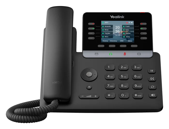 Yealink SIP-T73U entry-level VoIP desk phone with 2.8-inch colour screen
