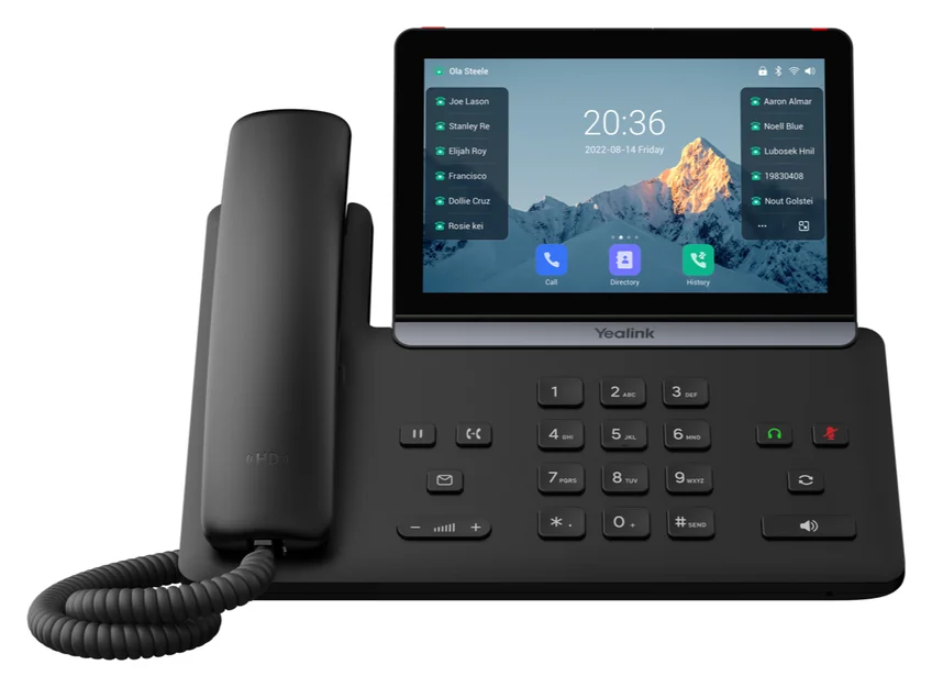 Yealink SIP-T88W Android smart VoIP desk phone with 7-inch touch screen